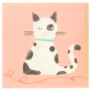 Cat And String Chalk + Cheese Card